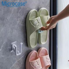 Microcase Güçlü Plastik Yapışkanlı Banyo Hol vb. Alan için Terlik Askılığı AL4469-1 Adet Beyaz