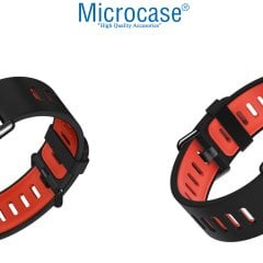 Microcase Amazfit Stratos 3 için Silikon Kordon Kayış - KY16