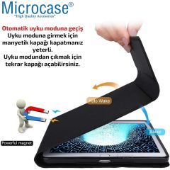 Microcase Poco Pad 12.1 inch Tablet Uyumlu Bluetooth Klavyeli Standlı Kılıf - BKK16