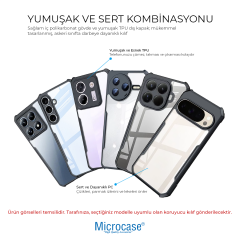 Microcase Nothing Phone 4A Pro ile uyumlu Airbag Serisi Darbeye Dayanıklı Köşe Korumalı Tpu Kılıf - AL3370