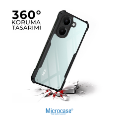 Microcase POCO 8X Pro 5G ile uyumlu Airbag Serisi Darbeye Dayanıklı Köşe Korumalı Tpu Kılıf - AL3370