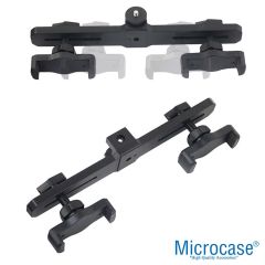 Microcase 2in1 Çift Başlıklı Ayarlanabilir 2 Telefon Tutucu + 2.1 MT Tripod - AL5061