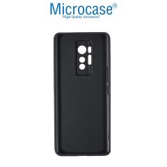 Microcase Tecno Phantom X Matte Serisi Silikon TPU Kılıf - Siyah
