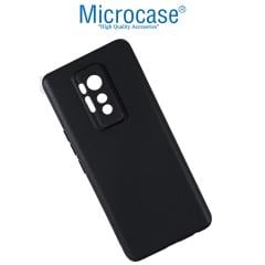 Microcase Tecno Phantom X Matte Serisi Silikon TPU Kılıf - Siyah