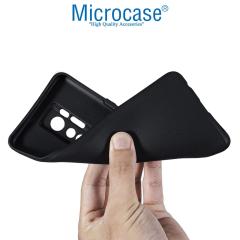 Microcase Tecno Phantom X Matte Serisi Silikon TPU Kılıf - Siyah