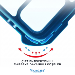 Microcase POCO 8X Pro 5G ile uyumlu Airbag Serisi Darbeye Dayanıklı Köşe Korumalı Tpu Kılıf - AL3370