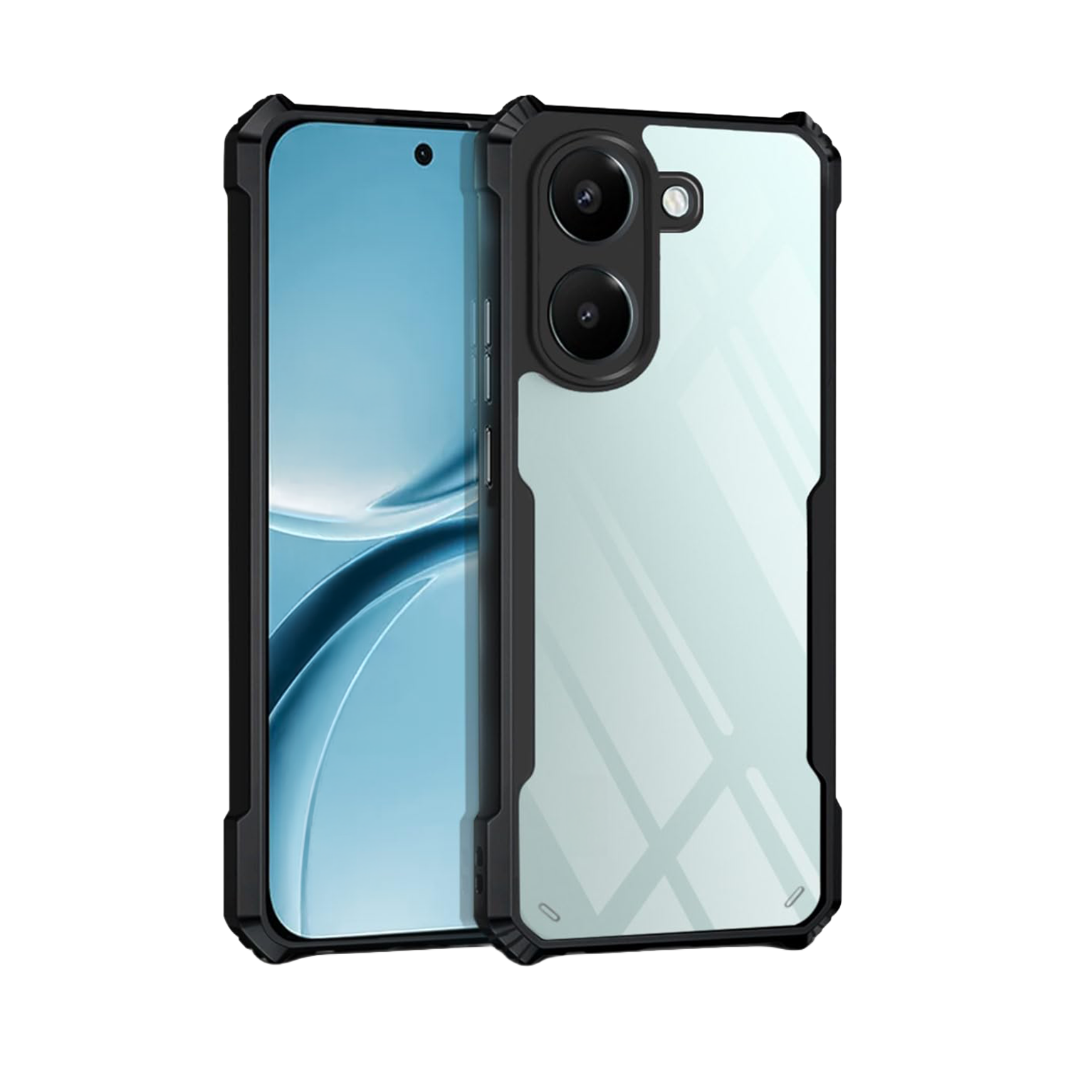 Microcase POCO 8X Pro 5G ile uyumlu Airbag Serisi Darbeye Dayanıklı Köşe Korumalı Tpu Kılıf - AL3370