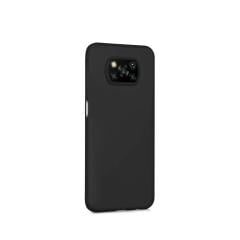 Microcase Xiaomi Poco X3 NFC Matte Serisi Silikon Kılıf - Siyah