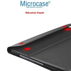 Microcase Poco Pad 12.1 inch Tablet ile Uyumlu Sleeve Serisi Mıknatıs Kapak Standlı Kılıf - SLORTA