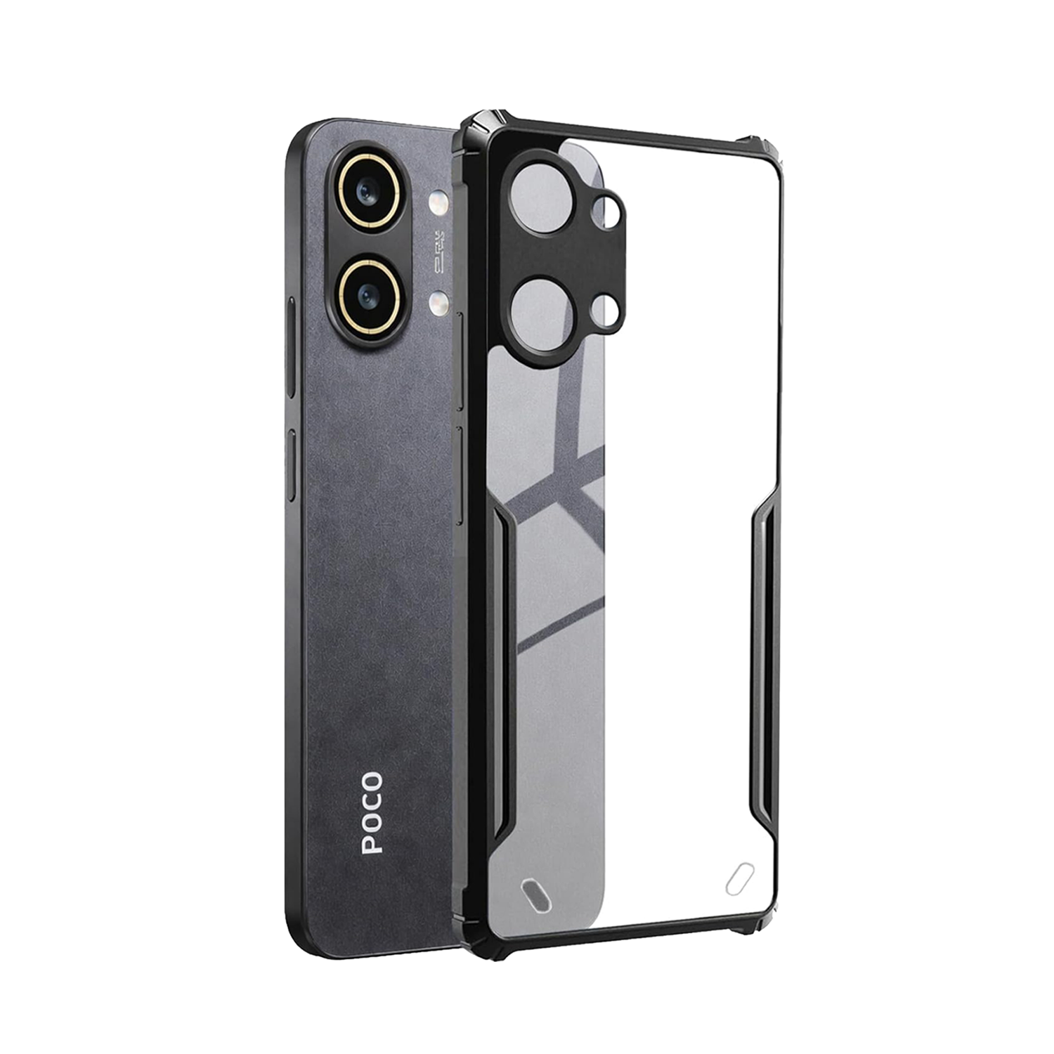 Microcase POCO 8X Pro Max 5G ile uyumlu Airbag Serisi Darbeye Dayanıklı Köşe Korumalı Tpu Kılıf - AL3370