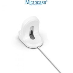 Microcase Huawei Watch 3 - GT 3 - GT2 Pro -  GT Runner için Silikon Şarj Standı Beyaz- AL2998