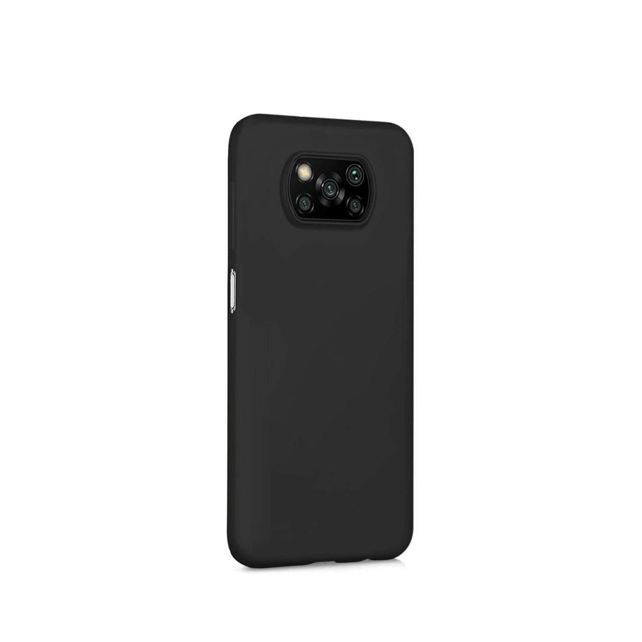 Microcase Xiaomi Poco X3 Pro Matte Serisi Silikon Kılıf - Siyah