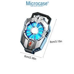 Microcase X20 USB'den Sessiz Cep Telefonu Soğutucu Fan Taşınabilir Soğutma Kutusu - AL4312