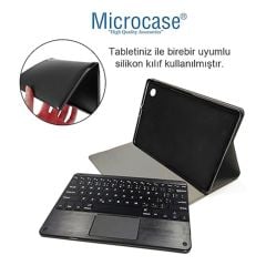 Microcase Xiaomi Mi Pad 7 Uyumlu Bluetooth Touchpad Klavye+Bluetooth Mouse+Standlı Kılıf-BKK7
