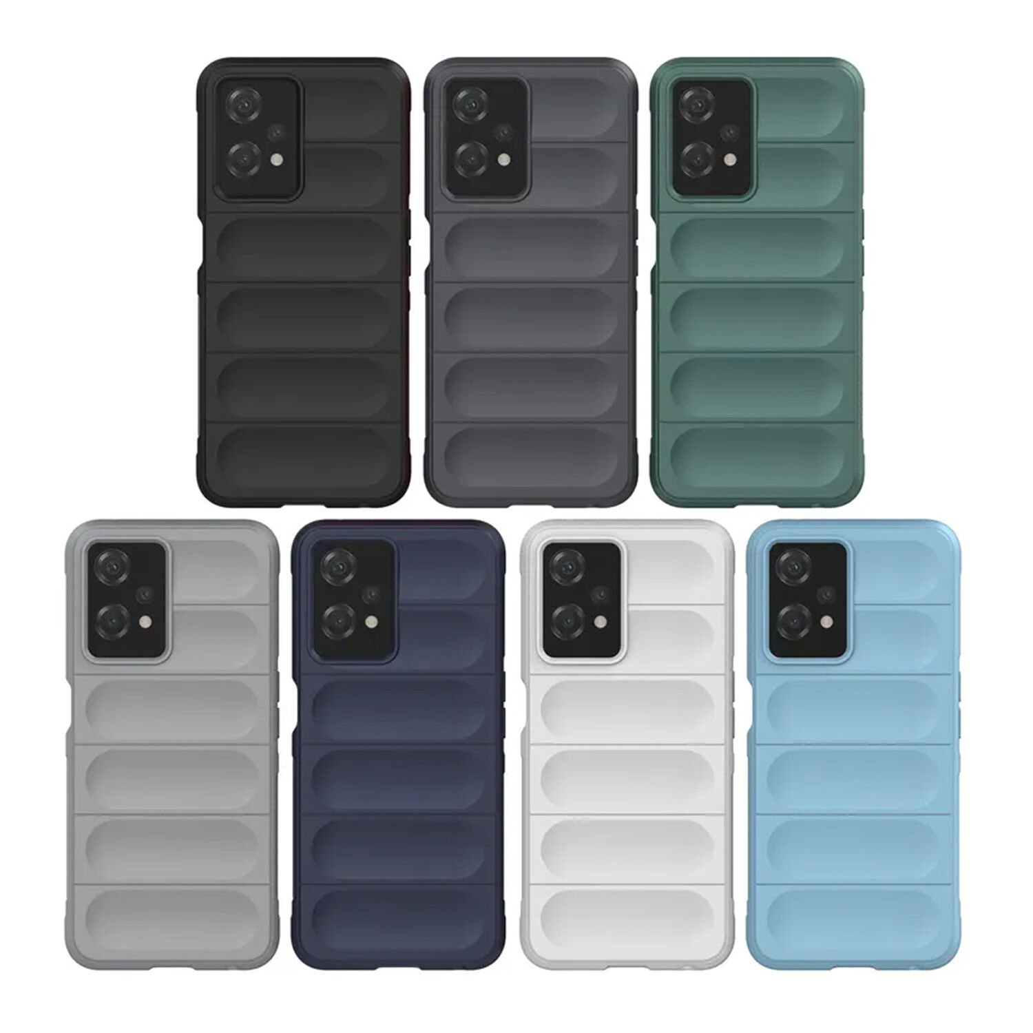 Microcase Realme 9 Pro Miami Serisi Darbeye Dayanıklı Silikon Kılıf - AL3420