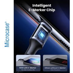 Microcase Type C To Type C 4K 60Hz Data ve Hızlı Şarj Kablosu 100W 100cm -AL4142
