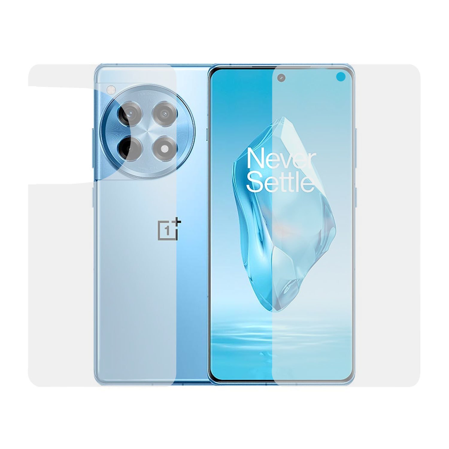 Microcase OnePlus 12R / OnePlus Ace 3 Full Ön Arka Kaplama Koruma Filmi - AL3279