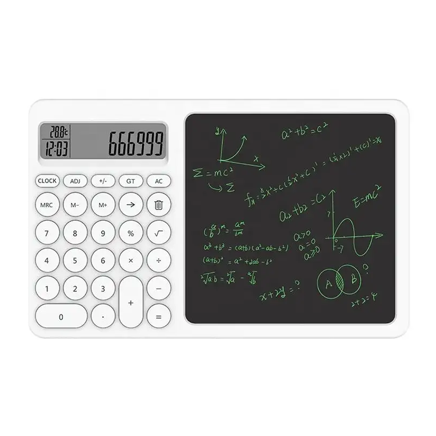 Microcase Standlı LCD Yazma Tabletli Kalemli Fonksiyonel Hesap Makinası - AL5067