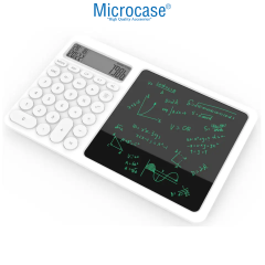Microcase Standlı LCD Yazma Tabletli Kalemli Fonksiyonel Hesap Makinası - AL5067
