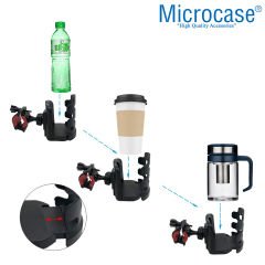 Microcase Motosiklet Bisiklet Bebek Arabası için Biberon Bardak Şişe Tutucu - AL3643
