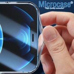 Microcase Xiaomi 13 Ultra Global için Magsafe Manyetik Darbeye Dayanıklı Yarı Esnek Plastik TPU Şeffaf Kılıf - AL8115