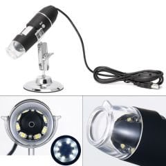 1600x Dijital Mikroskop USB HD Cmos 8 Led Digital Micro