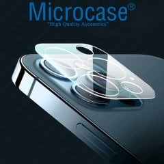 iPhone 12 Pro 3D Kamera Camı Lens Koruyucu Glass - Şeffaf