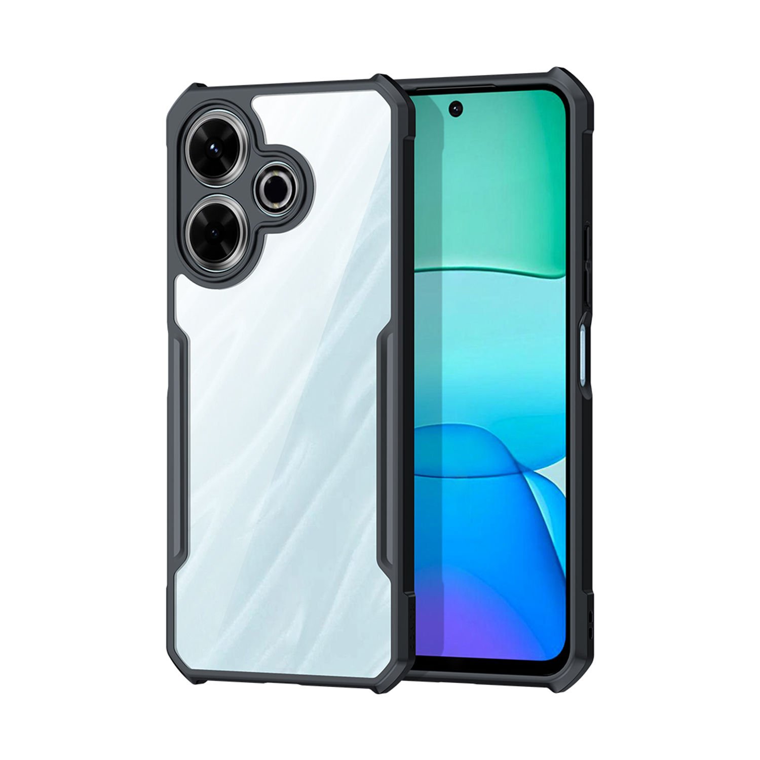 Microcase Xiaomi Redmi 13 4g  Airbag Serisi Darbeye Dayanıklı Köşe Korumalı Tpu Kılıf - AL3370