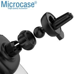 Microcase Araç İçi Izgaralıktan Kelepçeli Transparan Telefon Tutucu - AL3645