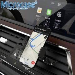 Microcase Araç İçi Izgaralıktan Kelepçeli Transparan Telefon Tutucu - AL3645