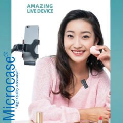 Microcase Lightning Iphone için Şarj Kutulu Video Youtuber Yayıncı Kablosuz Yaka Mikrofonu - AL4071