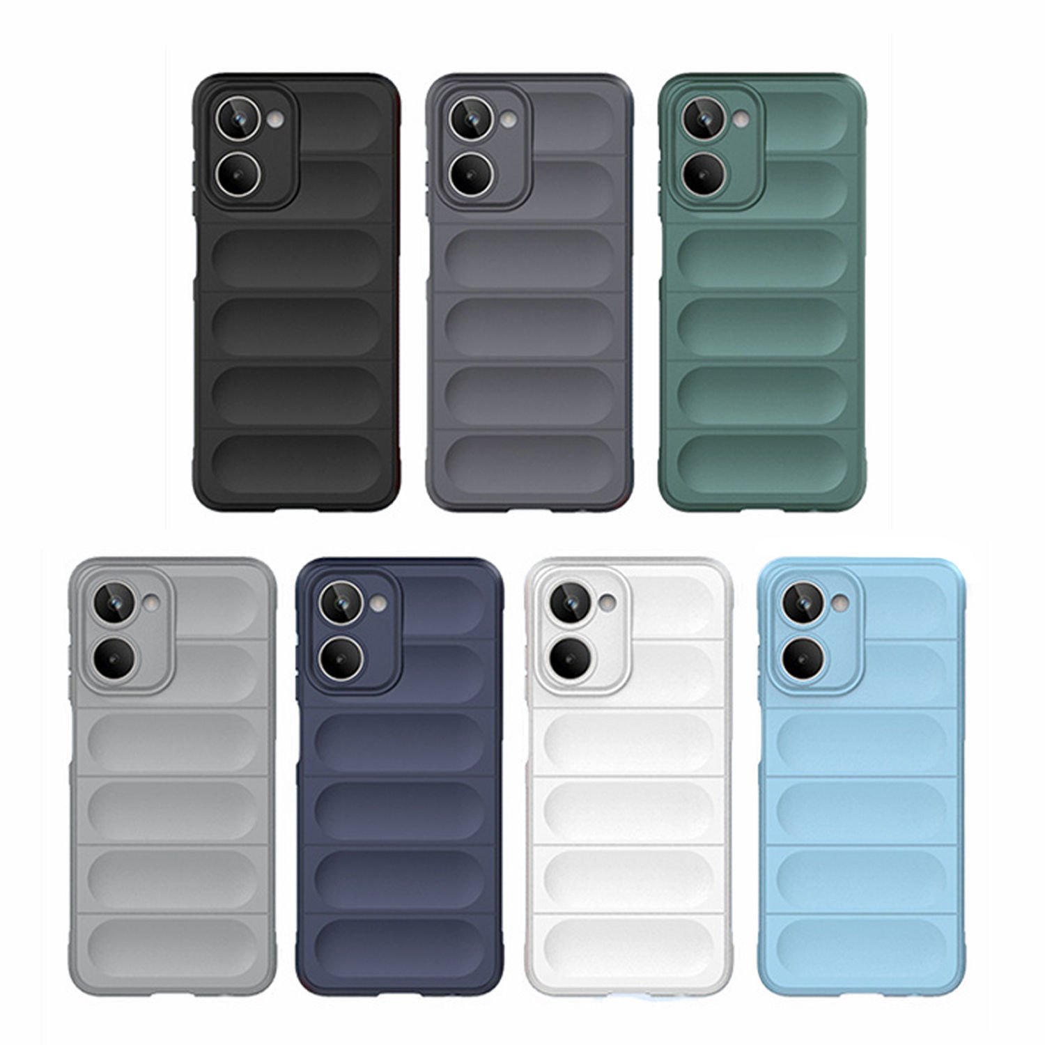 Microcase Realme 10 4G Miami Serisi Darbeye Dayanıklı Silikon Kılıf - AL3420