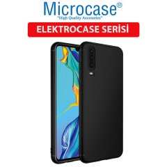 Microcase Huawei P30 Elektrocase Silikon Kılıf + Tam Kaplayan Cam