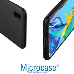 Microcase Huawei P30 Elektrocase Silikon Kılıf + Tam Kaplayan Cam