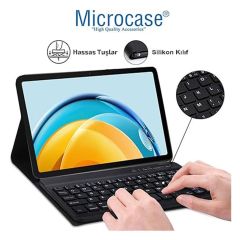 Microcase Xiaomi Redmi Pad Se 11 inch Tablet Bluetooth Klavyeli Standlı Kılıf - BKK4