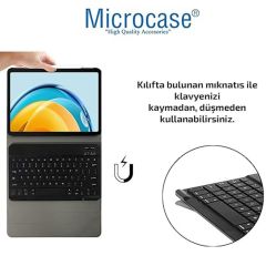 Microcase Xiaomi Redmi Pad Se 11 inch Tablet Bluetooth Klavyeli Standlı Kılıf - BKK4