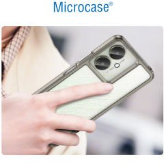 Microcase Poco M6 5G / Xiaomi Redmi 13C 5G Shield Serisi Darbeye Dayanıklı Yarı Esnek Plastik Tpu Kılıf - AL8100