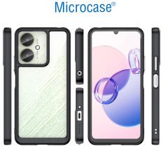 Microcase Poco M6 5G / Xiaomi Redmi 13C 5G Shield Serisi Darbeye Dayanıklı Yarı Esnek Plastik Tpu Kılıf - AL8100