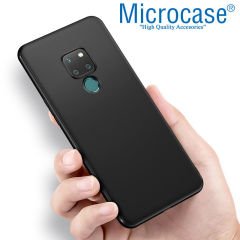 Huawei Mate 20 Elektrocase Silikon Kılıf + Tam Kaplayan Cam