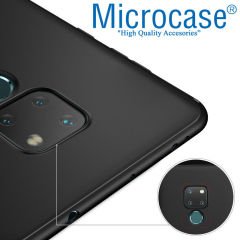 Huawei Mate 20 Elektrocase Silikon Kılıf + Tam Kaplayan Cam