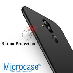 Huawei Mate 20 Lite Elektrocase Silikon Kılıf + Tam Kaplayan Cam