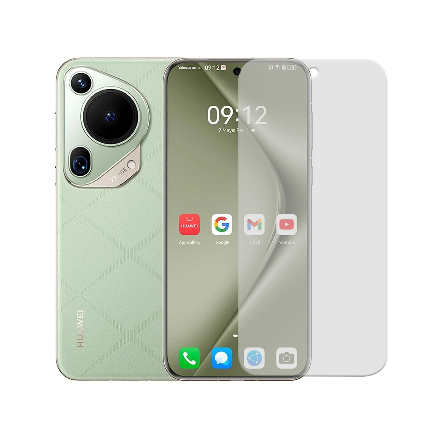 Microcase Huawei Pura 70 Ultra Full Ön Kaplama Koruma Filmi - AL3280