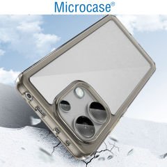 Microcase Poco M6 Pro 4G / Xiaomi Redmi Note 13 Pro 4G Shield Serisi Darbeye Dayanıklı Yarı Esnek Plastik Tpu Kılıf - AL8100