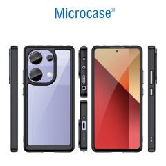 Microcase Poco M6 Pro 4G / Xiaomi Redmi Note 13 Pro 4G Shield Serisi Darbeye Dayanıklı Yarı Esnek Plastik Tpu Kılıf - AL8100