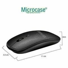 Microcase TCL TAB 11 Tablet için  Kot Desenli Tablet Çanta+Türkçe Bluetooth Klavye+Mouse+Tablet Standı-AL8129