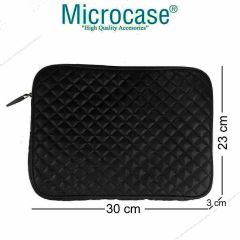Microcase TCL TAB 11  Tablet için  Kapitone Tablet Çanta + Bluetooth Klavye + Mouse + Tablet Standı - AL8123