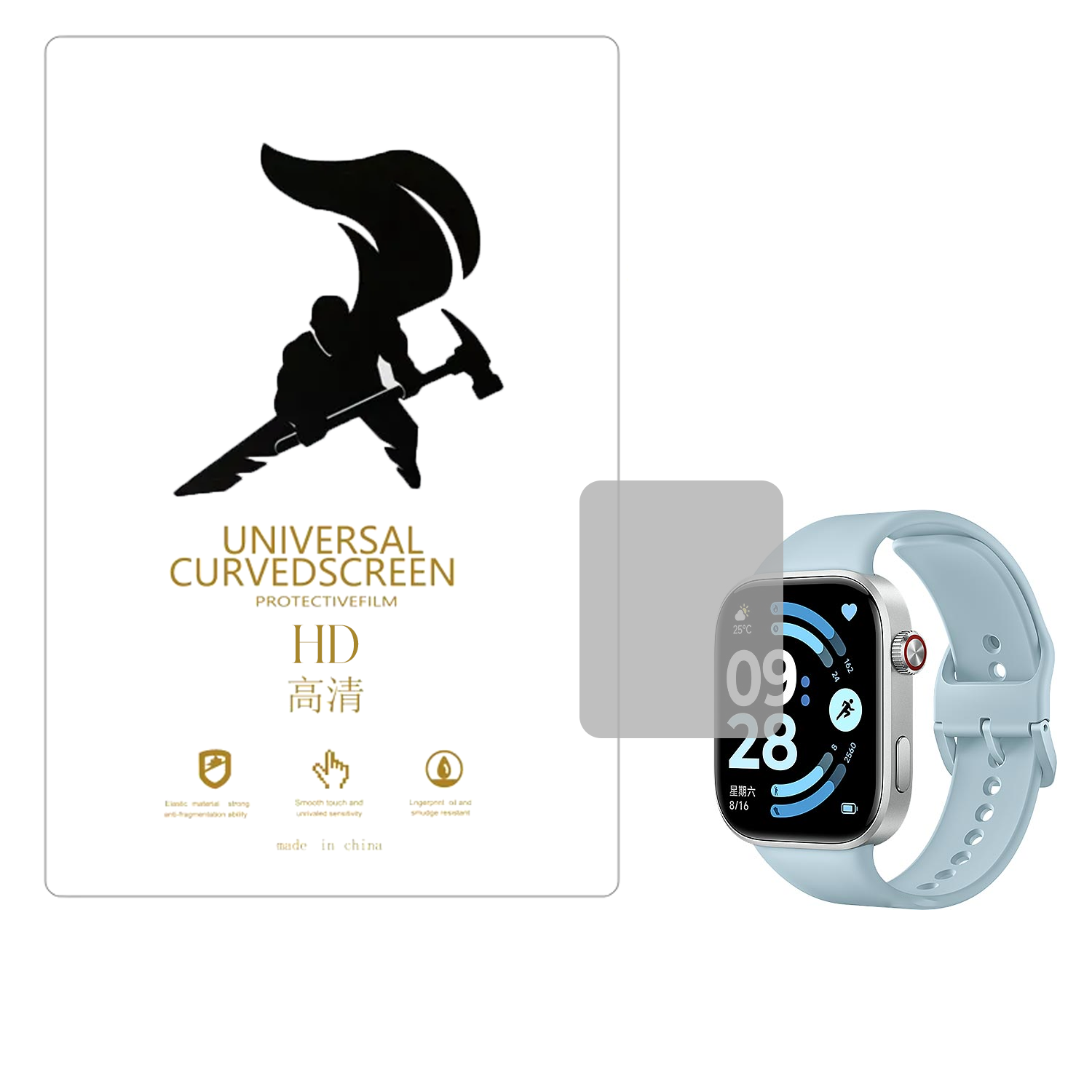 Microcase Xiaomi Redmi Watch 6 ile uyumlu TPU Ekran Koruma Filmi - EKM109