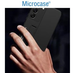 Microcase Samsung S23 FE ile uyumlu Standlı Sert Plastik Mat Kılıf - AL3566