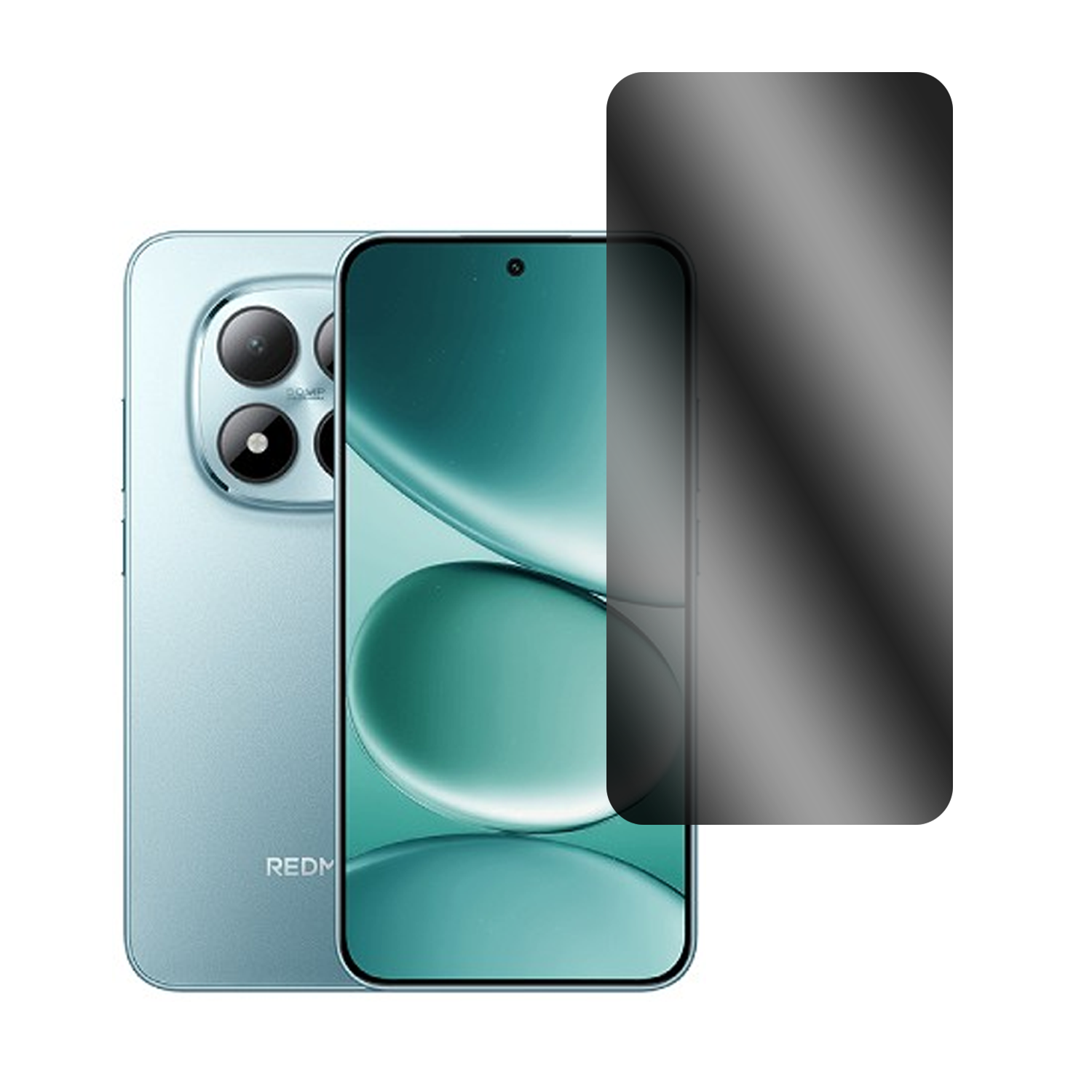 Microcase Xiaomi Redmi Note 15 Pro Privacy Gizlilik Filtreli Tam Kaplayan Tempered Cam-AL3125