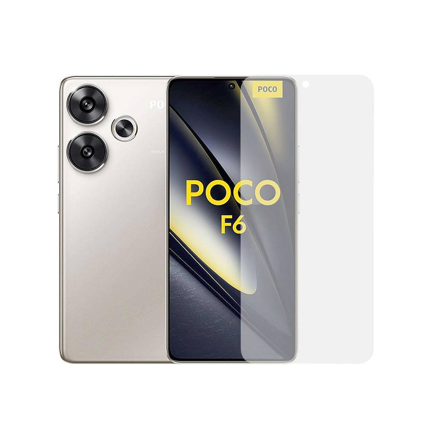 Microcase Xiaomi Poco F6 / Xiaomi Redmi Turbo 3 5G Full Ön Kaplama Koruma Filmi - AL3280